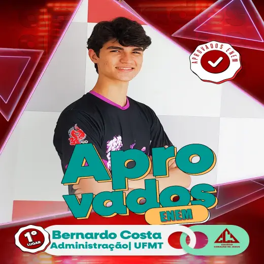 Bernardo Costa — Administração | UFMT · 1º lugar